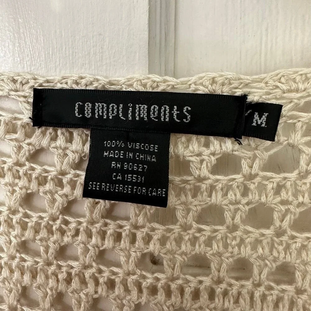 Compliments crochet cardigan